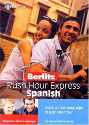 Cover of: Berlitz Rush Hour  Express Spanish (Berlitz Express)