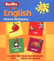 Cover of: Berlitz Kids English Picture Dictionary (Berlitz Kids Picture Dict) by Inc. Berlitz International