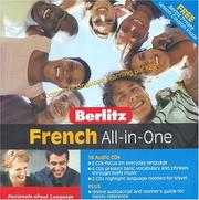Front cover of All-In-One French (Berlitz Self Study) by Unknown