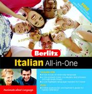 Cover of: All-In-One Italian (Berlitz Self Study) by 