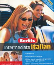 Cover of: Berlitz Intermediate Italian (Berlitz Intermediate)