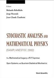 Cover of: Stochastic Analysis And Mathematical Physics (Samp/Anestoc 2002) by 