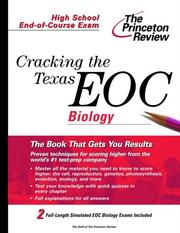 Cover of: Cracking the Texas End-of-Course Biology