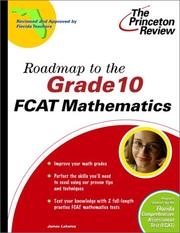 Cover of: Roadmap to the Grade 10 FCAT Mathematics