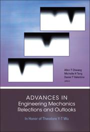 Cover of: Advances In Engineering Mechanics Reflections And Outlooks: In Honor Of Theodore Y-t Wu