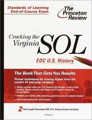 Cover of: Cracking the Virginia SOL EOC U.S. History (Princeton Review: Cracking the Virginia SOL)