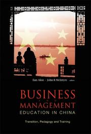 Cover of: Business and management education in China / edited by Ilan Alon & John R. McIntyre.