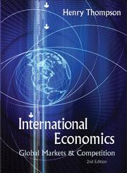 Cover of: International Economics by Henry Thompson