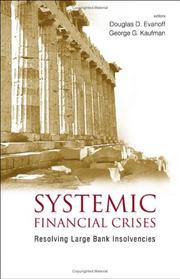 Cover of: Systemic financial crises: resolving large bank insolvencies