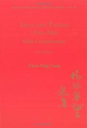Front cover of Selected papers, 1945-1980, with commentary by Unknown