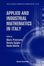 Cover of: Applied And Industrial Mathematics in Italy by 
