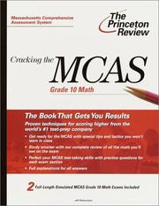 Cracking the MCAS Grade 10 Math by Jeff Rubenstein