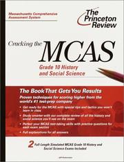 Cover of: Cracking the MCAS Grade 10 History and Social Science (Princeton Review: Cracking the MCAS)