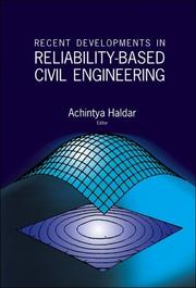 Cover of: Recent Developments in Reliability-based Civil Engineering | Achintya Haldar