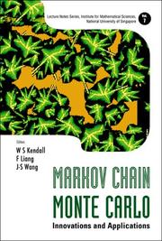 Cover of: Markov Chain Monte Carlo: Innovations And Applications (Lecture Notes Series, Institute for Mathematical Sciences, N) (Lecture Note)