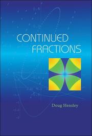 Continued Fractions by Doug Hensley