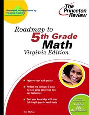 Cover of: Roadmap to 5th Grade Math, Virginia Edition