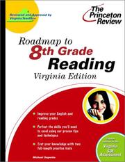 Cover of: Roadmap to 8th Grade Reading, Virginia Edition