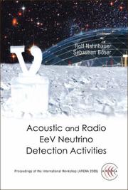 Cover of: Acoustic And Radio Eev Neurtrino Detection Activities by 