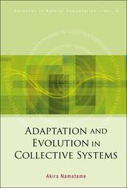 Cover of: Adaptation And Evolution in Collective Systems (Advances in Natural Computation)
