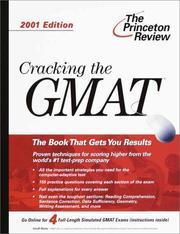 Cover of: Cracking the GMAT, 2001 Edition (Cracking the Gmat Cat)