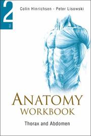 Cover of: Thorax And Abdomen (Anatomy Workbook)