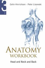 Cover of: Head And Neck And Back (Anatomy Workbook)