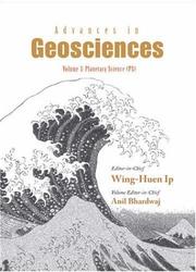 Cover of: Advances in Geosciences: Planetary Science (PS)