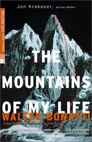 Cover of: The Mountains of My Life by Walter Bonatti