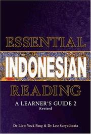 Cover of: Essential Indonesian reading: a learner's guide