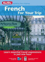 Cover of: Berlitz French for Your Trip (Berlitz for Your Trip)