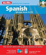 Cover of: Berlitz Spanish Phrase Book
