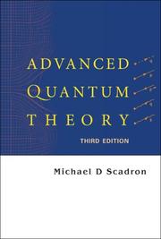 Cover of: Advanced Quantum Theory: Third Edition (Third)