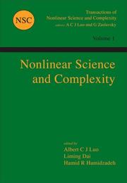 Cover of: Nonlinear Science and Complexity (Transactions of Nonlinear Science and Complexity)