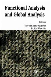 Cover of: Functional Analysis and Global Analysis: Proceedings of the Conference Held in Manila, Philippines, October 20-26, 1996