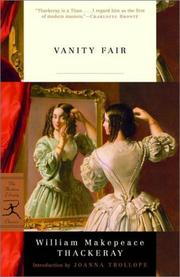 Cover of: Vanity fair by William Makepeace Thackeray