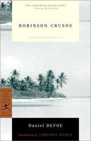 Cover of: Robinson Crusoe by Daniel Defoe