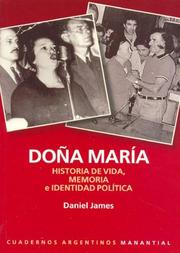 Cover of: Dona Maria by Daniel James, Daniel James