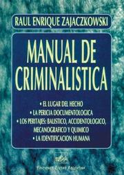 Cover of: Manual de criminalística