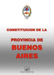 Cover of: Constitución de la provincia de Buenos Aires.