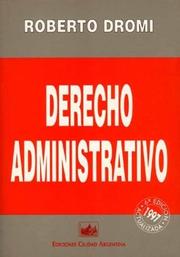 Cover of: Derecho Administrativo