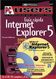 Cover of: Internet Explorer 5 Guia Rapida con CD-ROM: Users Express, en Espanol / Spanish (PC Users Express)