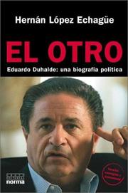 Cover of: El otro by Hernán López Echagüe