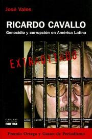 Cover of: Ricardo Cavallo by José Vales