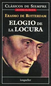 Cover of: Elogio De La Locura / Praise of Insanity by Erasmo De Rotterdam