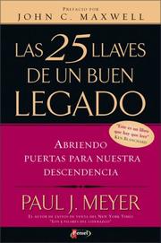 Cover of: Las 25 Llaves de un Buen Legado