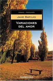 Cover of: Variaciones Del Amor/ Variations of Love (Ensayo-Psicologia / Essay-Psychology)