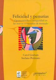 Cover of: Felicidad y Penurias by Carol Graham, Stefano Pettinato