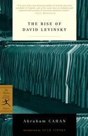 Cover of: The rise of David Levinsky by Abraham Cahan, Abraham Cahan