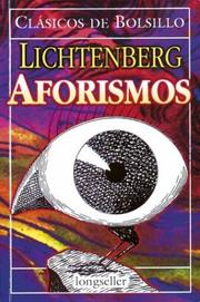 Cover of: Aforismos by Georg Christoph Lichtenberg